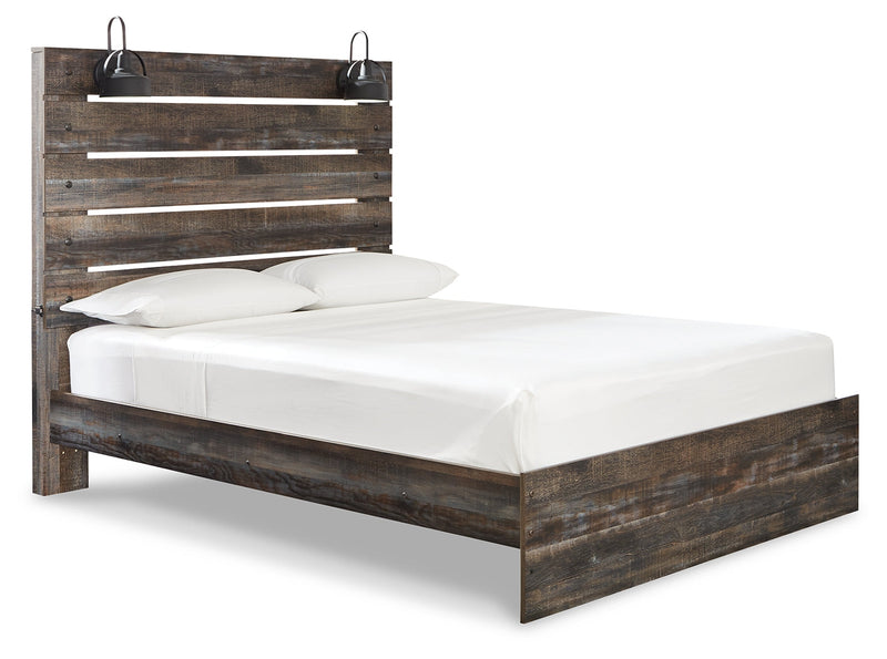 Drystan Queen Panel Bed with Chest and Nightstand in Multi from Ashley - Luna Furniture