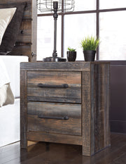 Drystan Twin Panel Bed with Mirrored Dresser and 2 Nightstands in Multi from Ashley - Luna Furniture