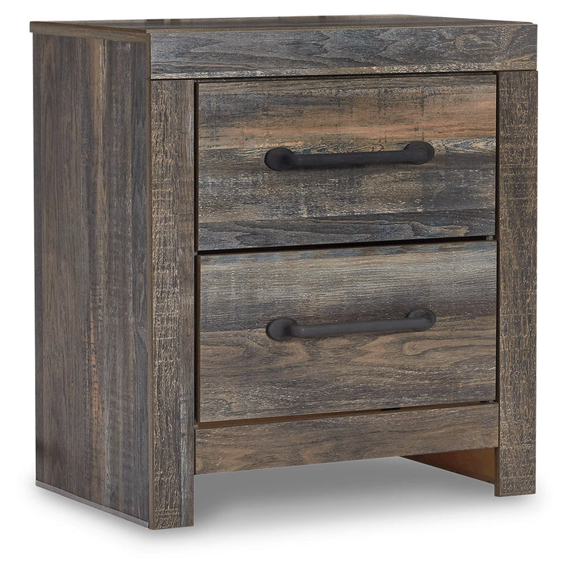 Drystan Twin Panel Bed with Mirrored Dresser, Chest and 2 Nightstands in Multi - PKG003227