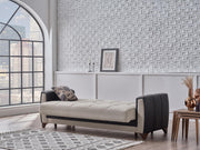 Dublin Boss Cream 3-Seat Sleeper Sofa from Bellona - Luna Furniture