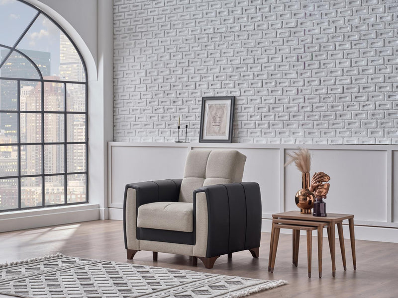 Dublin Sleeper (Boss Cream) Living Room Set - Gate FurnitureLiving Room Set