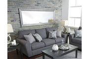 Duka Silver Finish Floor Mirror - Gate FurnitureMirror