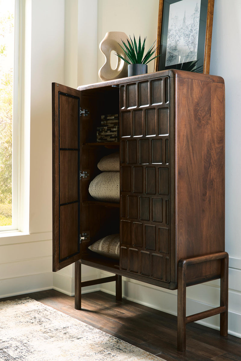 Dukestone Brown Accent Cabinet - A4000745