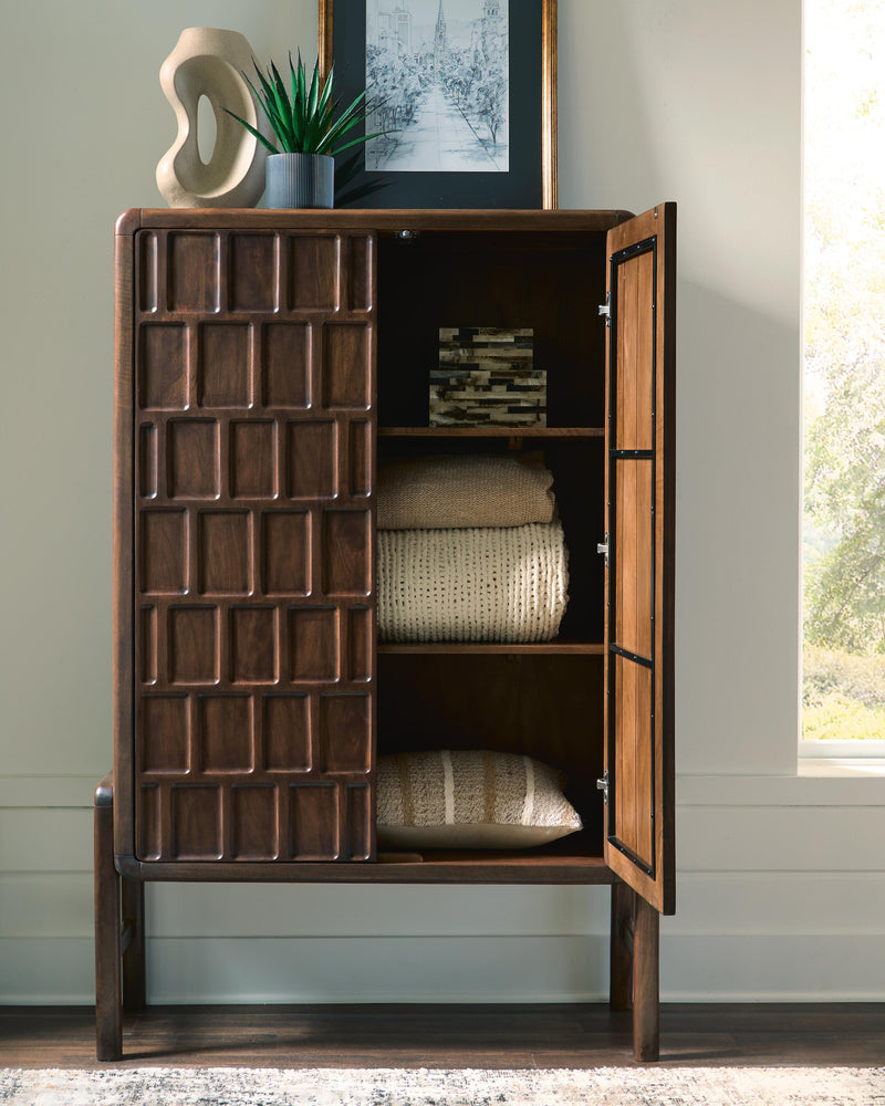 Dukestone Brown Accent Cabinet - A4000745
