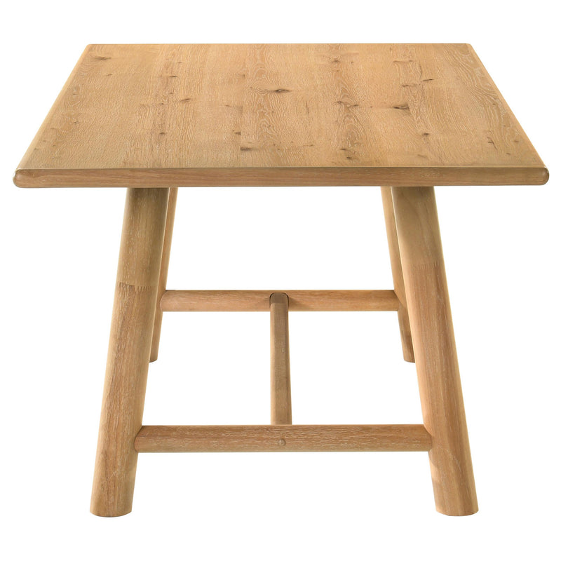 Duncan 7-piece Rectangular Wood Dining Table Set Washed Oak - 193651-S7