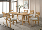 Duncan Ladder Back Dining Side Chair Washed Oak (Set of 2) - 193652
