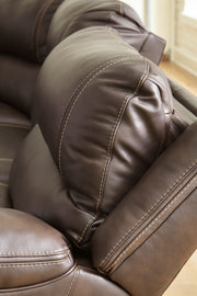 Dunleith Chocolate Power Recliner 6pc Sectionals - Gate FurnitureReclining Sectional