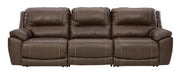 Dunleith Chocolate Power Recliner Sofa - Gate FurnitureReclining Sofa
