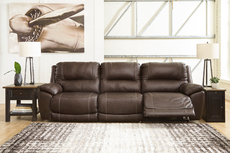 Dunleith Chocolate Power Recliner Sofa - Gate FurnitureReclining Sofa