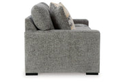 Dunmor Graphite Sofa, Loveseat, Oversized Chair and Ottoman - Gate FurnitureSectional