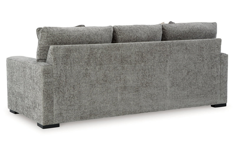 Dunmor Graphite Sofa, Loveseat, Oversized Chair and Ottoman - Gate FurnitureSectional