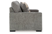Dunmor Graphite Sofa, Loveseat, Oversized Chair and Ottoman - Gate FurnitureSectional