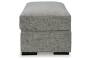 Dunmor Graphite Sofa, Loveseat, Oversized Chair and Ottoman - Gate FurnitureSectional