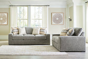 Dunmor Graphite Sofa, Loveseat, Oversized Chair and Ottoman - Gate FurnitureSectional