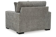 Dunmor Graphite Sofa, Loveseat, Oversized Chair and Ottoman - Gate FurnitureSectional