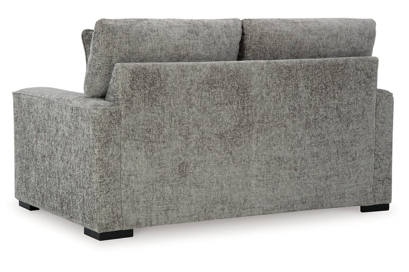 Dunmor Graphite Sofa, Loveseat, Oversized Chair and Ottoman - Gate FurnitureSectional