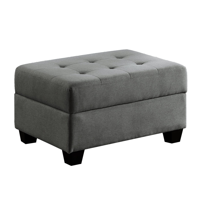 Dunstan Dark Gray Reversible Sectional - Gate FurnitureSectional
