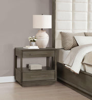 Durango 2-drawer Nightstand Bedside Table Taupe Oak - 223272