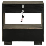 Durango 2-drawer Nightstand Bedside Table Taupe Oak - 223272
