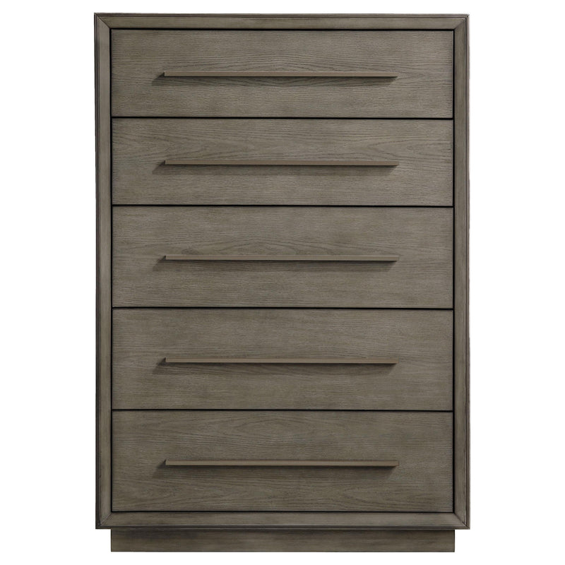 Durango 5-drawer Bedroom Chest Taupe Oak - 223275