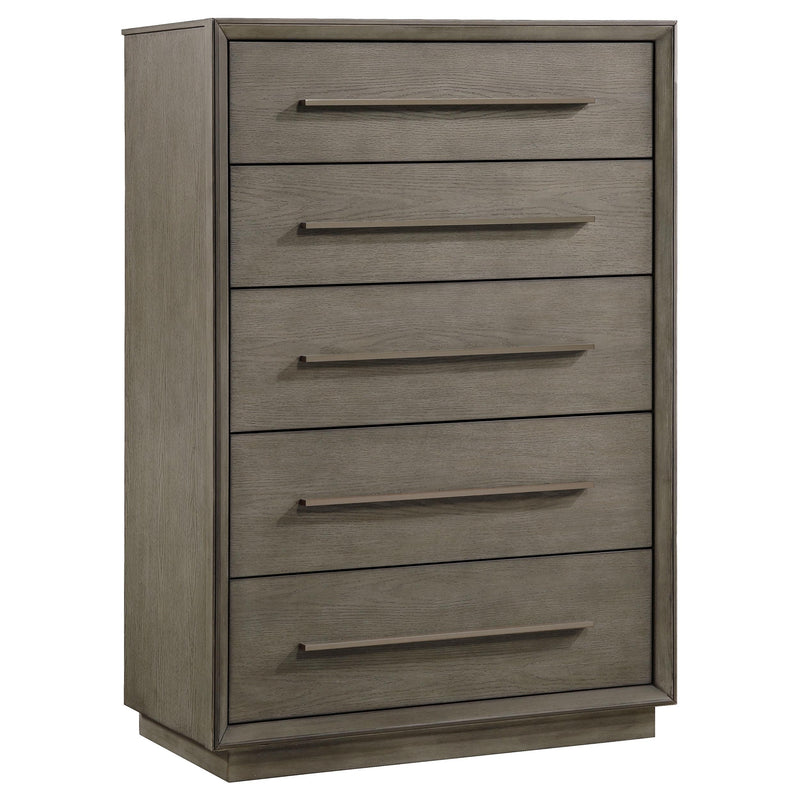 Durango 5-piece California King Bedroom Set Taupe Oak - 223271KW-S5