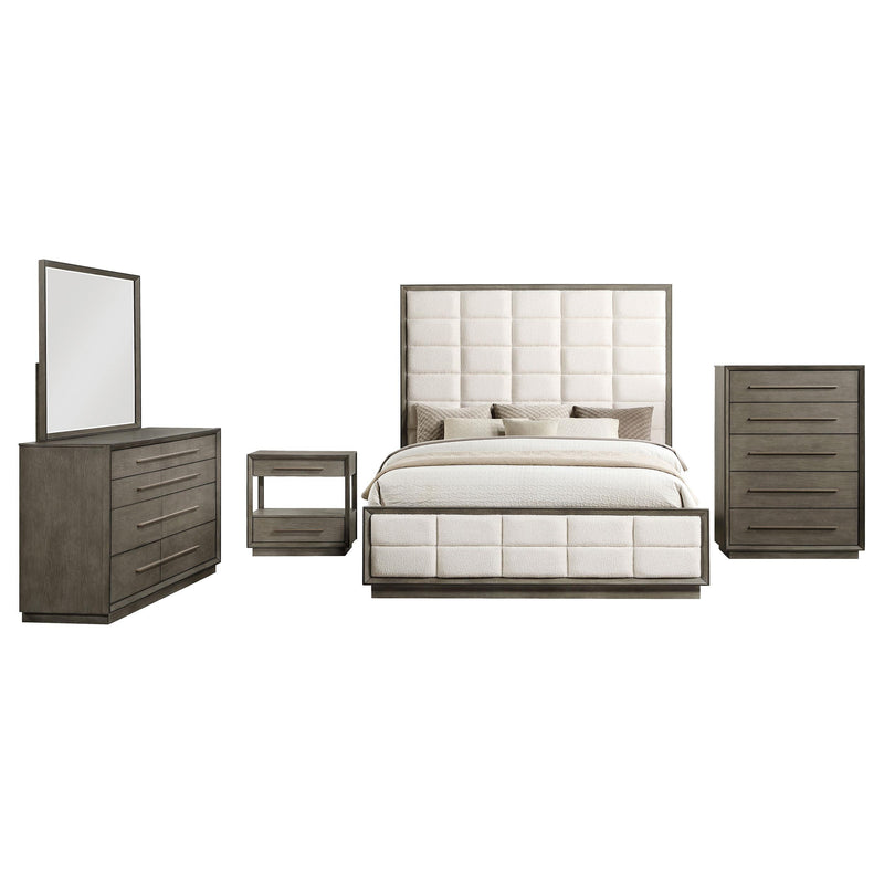 Durango 5-piece Eastern King Bedroom Set Taupe Oak - 223271KE-S5