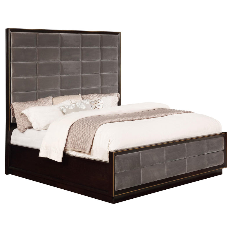 Durango 77-inch Eastern King Panel Bed Smoked Peppercorn - 223261KE