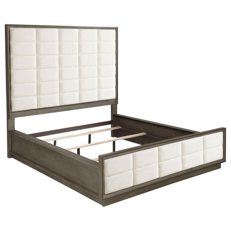 Durango 80-inch California King Panel Bed Taupe Oak - 223271KW