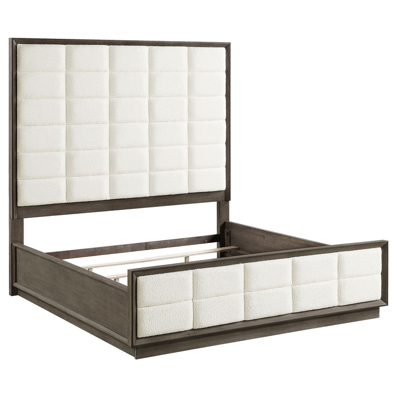 Durango 80-inch Eastern King Panel Bed Taupe Oak - 223271KE