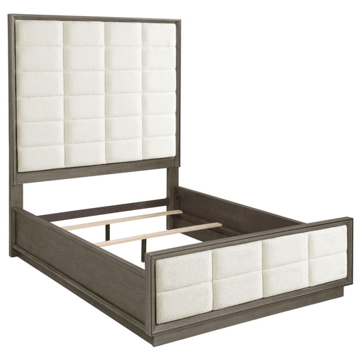 Durango 80-inch Queen Panel Bed Taupe Oak - 223271Q