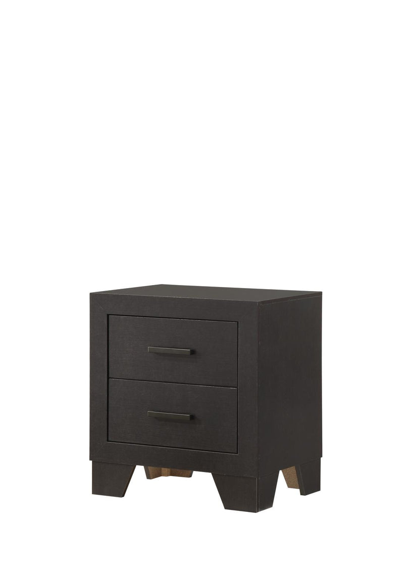 Durham - 2 Drawers Espresso Nightstand - B371-N