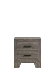 Durham - 2 Drawers Gray Nightstand - B373-N