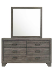 Durham - 6 Drawers Gray Dresser - B373-D