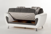 Duru Sleeper (Plato Dark Gray) Living Room Set - Gate FurnitureLiving Room Set