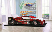 Dustrack Red Twin Bed - CM7643RD-BED