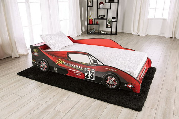 Dustrack Red Twin Bed - CM7643RD-BED