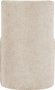 Duvina Chenille Performance Fabric Upholstered Dining Chair in Beige - 11050Beige-C