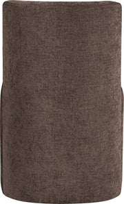 Duvina Chenille Performance Fabric Upholstered Dining Chair in Brown - 11050Brown-C