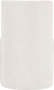 Duvina Chenille Performance Fabric Upholstered Dining Chair in Cream - 11050Cream-C