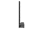 Lexi Grey Tall Mirror With Drawer And Speakers - LEXI-GREY-TALL MIRROR W/ DWR + SPEAKERS