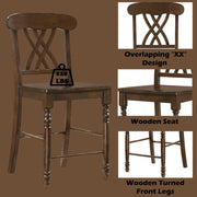 Dylan Counter Height Chair (Set-2) - DN00623