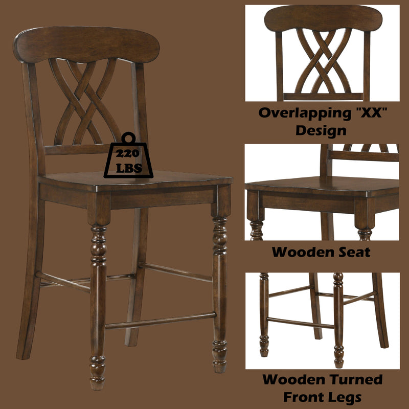 Dylan Counter Height Chair (Set-2) - DN00623