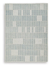 Dylanton Ivory/Blue 5' x 7' Area Rug - R407812