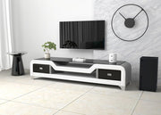 E-20 TV STAND LIGHT GREY & WHITE - E-20 TV STAND LIGHT GREY & WHITE