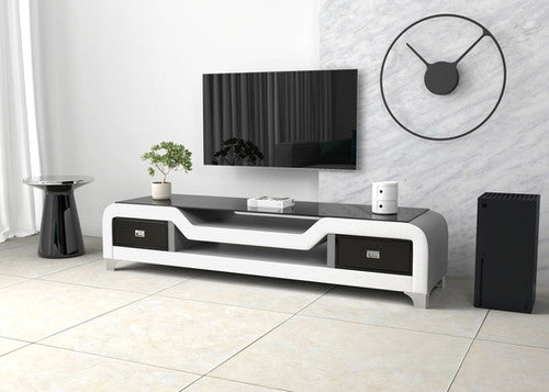 E-20 TV STAND LIGHT GREY & WHITE - E-20 TV STAND LIGHT GREY & WHITE