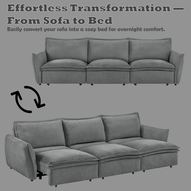 Eaden Power Sofa w/Sleeper - LV03575