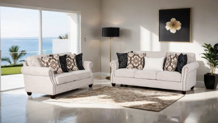 Earley Light Gray Sofa - FM61009WH-SF