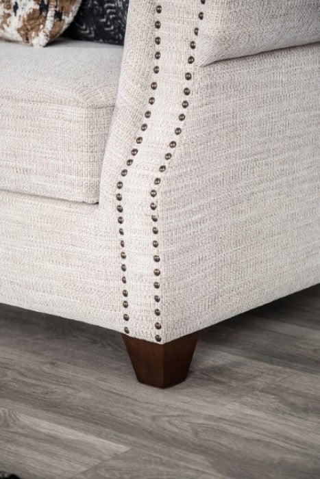 Earley Light Gray Sofa - FM61009WH-SF