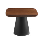 Eason 2-piece Coffee Table Set Walnut and Black - 710010