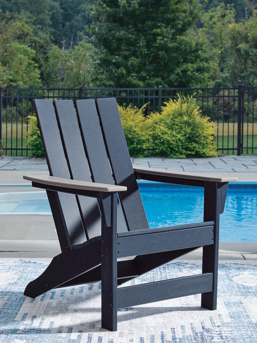 East Beach Navy Blue/Driftwood Adirondack Chair - PCP587-898